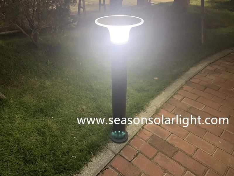 High Quality Aluminum Garden Decorative Pathway Waterproof Outdoor Landscape Solar LED Bollard Lighting with LED