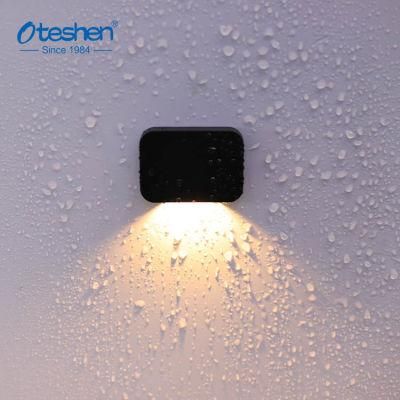 New Design IP65 Square Surface LED Wall Step Light PC