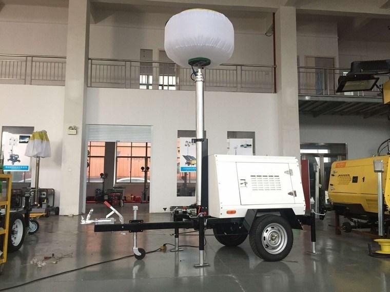Portable High-Power Outdoor Lighting for a Long Time Construction Generator Light Tower