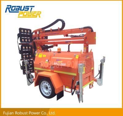 Kubota Generator Hydraulic DC Emergency LED Lighting Tower