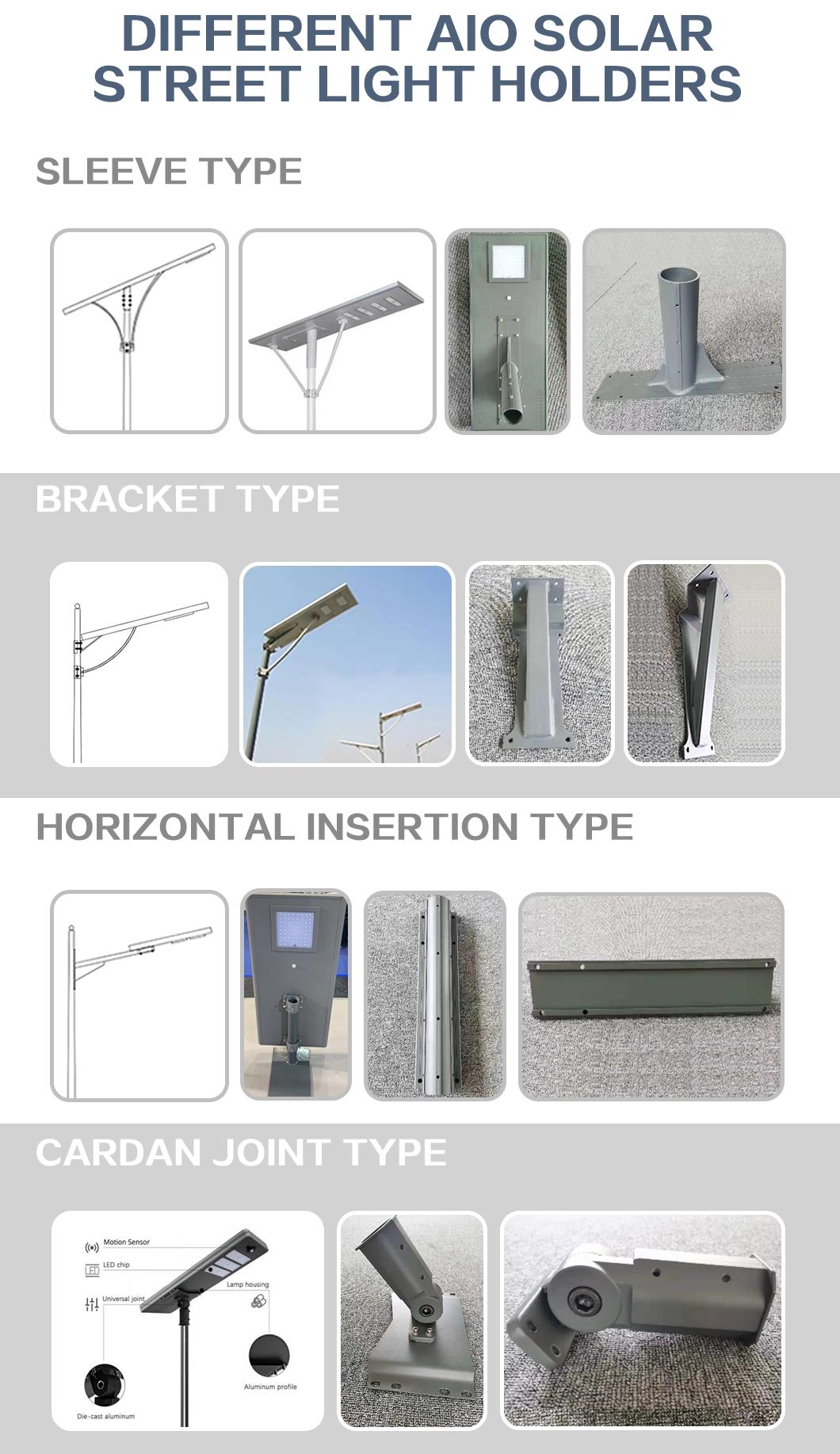 High Lumen Outdoor Installation Waterproof IP65 Outdoor Lamp 50W Integrated All in One Solar LED Street Light