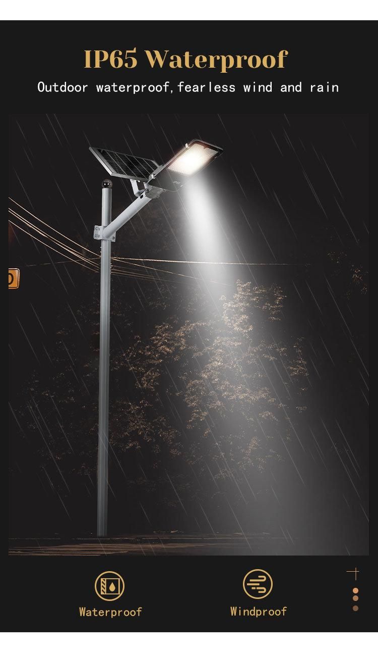 Street Lights 120W LED Solar Light Aluminium IP65 Waterproof Outdoor Lighting