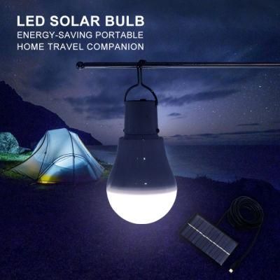Solar LED Bulb for for Camping Hiking Fishing Emergency Lighting