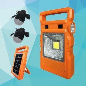 Portable Outdoor Garden Solar Spotlight Lantern with Mobile Charging Flashlight