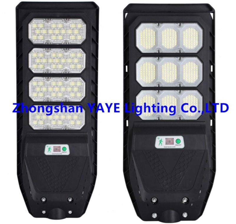 Yaye 2022 Hot Sell Factory Price 400W Outdoor All in One Solar LED Road Street Lamp with IP67/1000PCS Stock/ Remote Controller/Motion Sensor