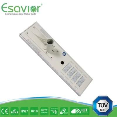 Esavior 80W Integrated All in One Energy Saving LED Solar Light Street/Pathway/Garden/Flood Light with Motion Sensor