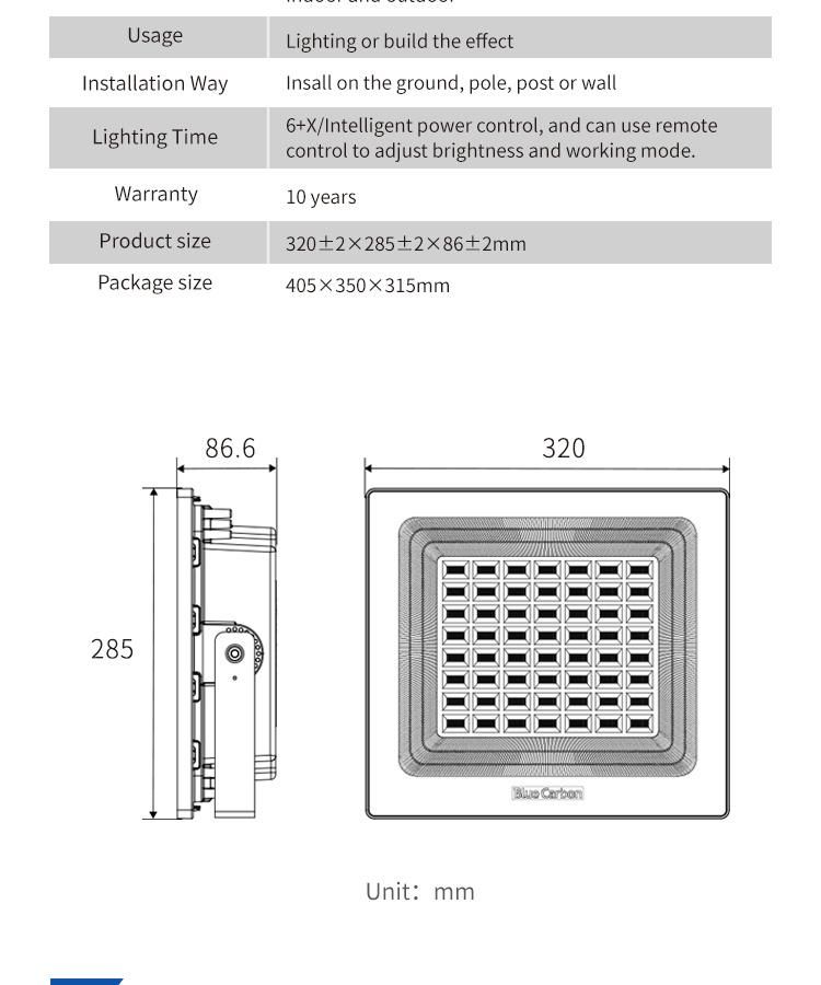 Indoor New Designed Solar Flood Light