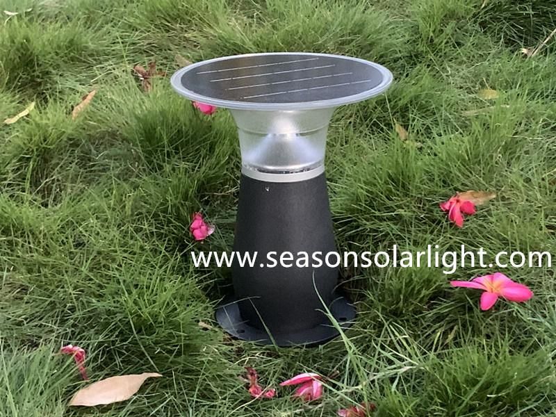 Factory New Style LED Lighting Outdoor Solar Pillar Light with High Power Solar Lighting System for Gate Lighting