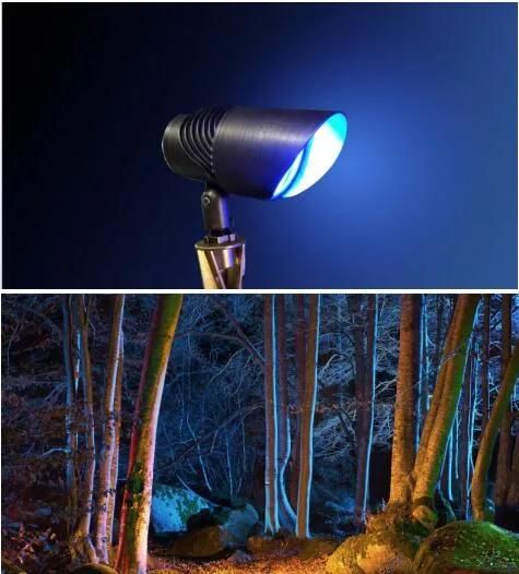 Waterproof Brass RGBW LED Accent/ Landscape Light