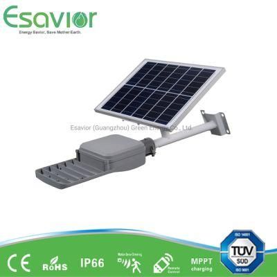 Esavior 50W Energy Saving Outdoor Solar Security Lighting LED Street Flood Light with 3 Years Manufacturer Warranty