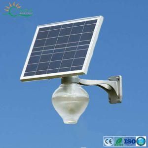 6W/9W/12W Outdoor LED Solar Garden Light with Peach Shape Lampshade