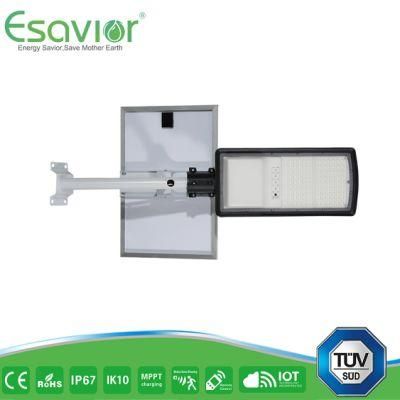 Esavior 20W LED Solar Street/Wall Lights All in Two Series with CE/Rosh/IP67/Ik10 Certificates