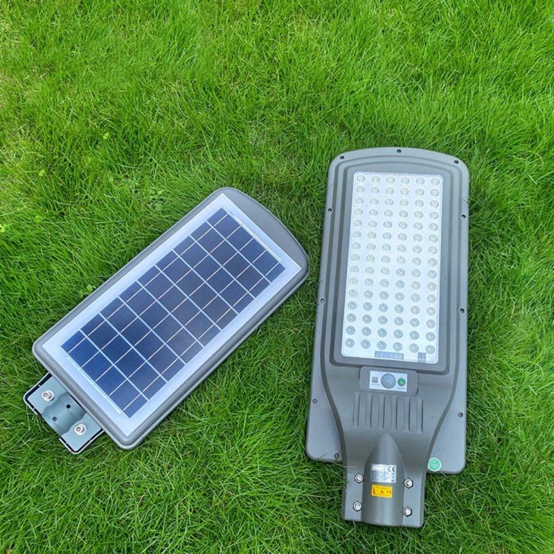 OEM Aluminum All in One Solar Street Light 100W IP66 Outdoor Integrated LED Street Light 5 Years Warranty for Road Lighting