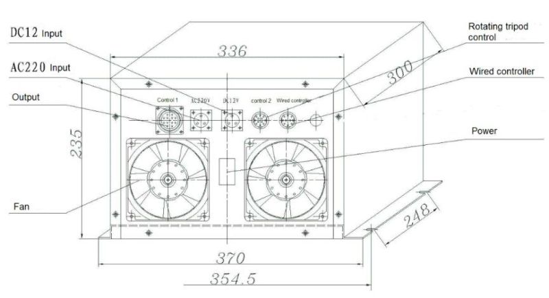 Senken 2400W Sg75-4600X Telescoping Mast Light Tower