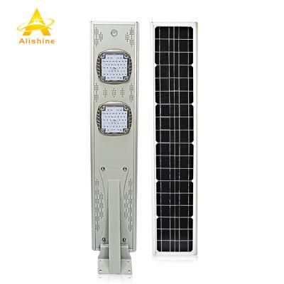 Light Control Mode 40W Brightness LED Chips Solar Street Light