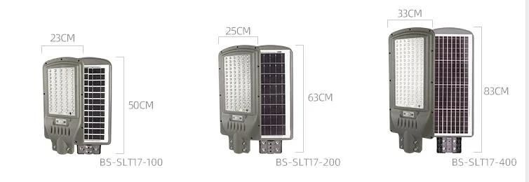 Bspro Light Control Adjustable Garden Outside LED System Solar Street Light