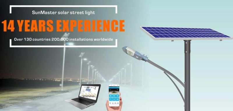 Solar LED Street Light 250 Watts 20W 50W 60W 75W 80 W 90W 150W