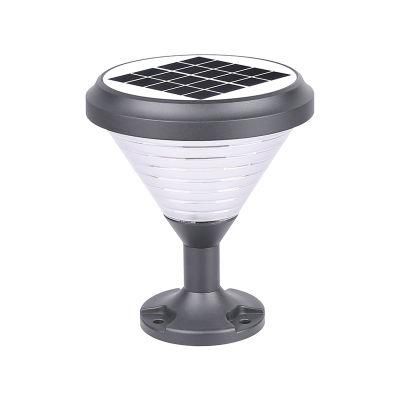 Outdoor Gate Solar Pillar Light 5W Solar Powered Garden Lights