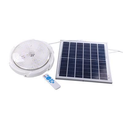 Dimmable Solar Panel LED Ceiling Lamp Indoor/Outdoor Lighting
