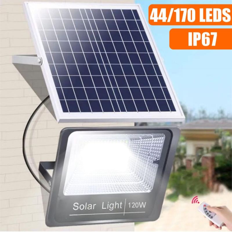 44/170 LEDs Solar Light Outdoor Waterproof for Garden Path Street Outdoor Landscape Spotlight Wall Flood Lamp