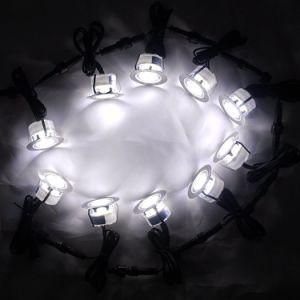 1W DC12V IP67 Stainless Steel Recessed LED Underground Light LED Floor Lighting for Garden Kit (CW WW W RGB)