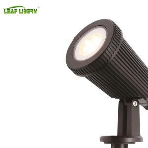 Gunter LED Spotlight Lf302003-a, Garden Spike Lighting, Low Voltage Bronze LED Landscape Flood Lighting with Spike Lighting