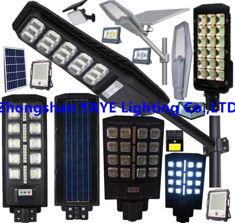 Yaye 18 Hot Sell High Quality All in One 300W UFO Solar Street Light / Solar Garden Light 300 Watt IP66 Waterproof/Remote Controller/Radar Sensor/1000PCS Stock