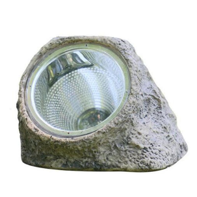 Outdoor Garden LED Waterproof Resin Imitation Stone Solar Lamp