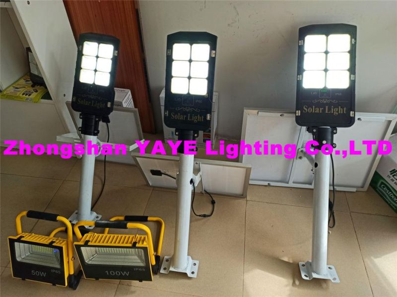 Yaye 2022 Hottest Sell Factory Price 300watt/200watt All in One Solar LED Street Road Wall Garden Light with Remote Controller/Radar Sensor 500PCS Stock