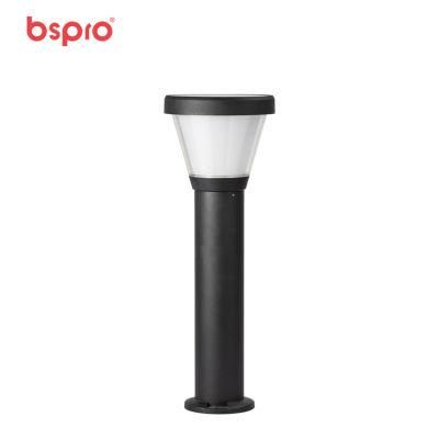 Bspro IP65 Classic Style Aluminum Waterproof Lawn Yard Lamp Outdoor Housing Solar Garden Light