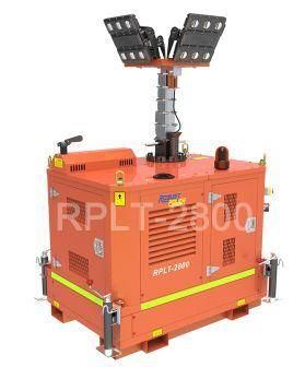 China Manufacturer with Diesel Engine Mobile Light Tower