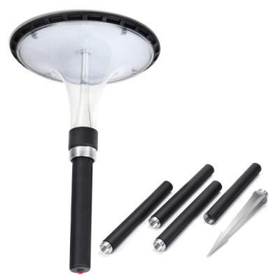 Outdoor Garden Lawn Decorative LED Solar Post Light with Pole