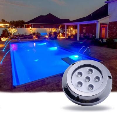 36W IP68 Waterproof 12V 316 Stainless Steel RGBW Marine Submersible LED Underwater Swimming Pool Light