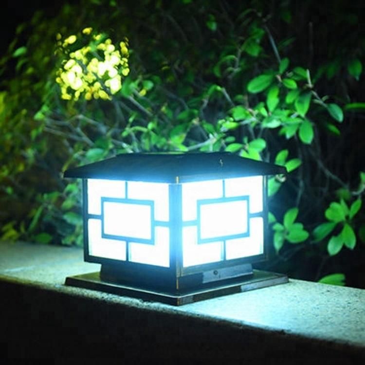 Solar Post Cap Lights (Solar Pillar Lights) Are 11.8 in X 11.8 in (30CM X 30CM) Solar Powered Post Caps