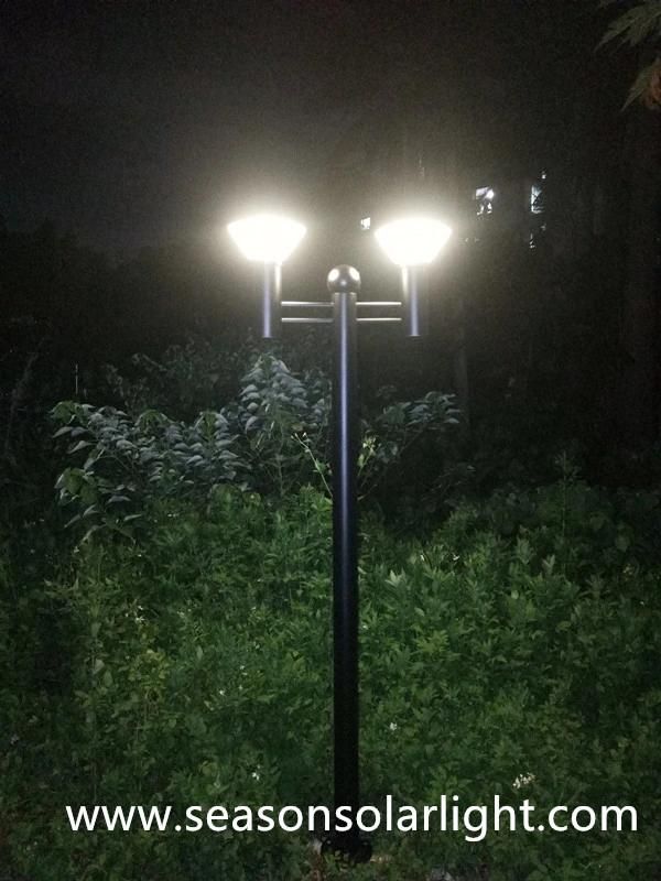 Outdoor 2.2m Alu. Lighting Fixture Garden Yard Decoration Light Solar Lighting with LED Sensor Light