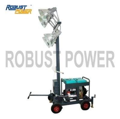 Self-Locking Mwchanism Diesel Portable Light Tower