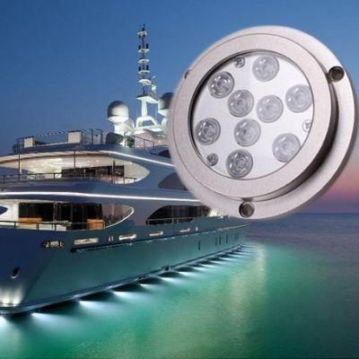 12volt Waterproof IP68 10 Degree Beam Angle Spot LED Underwater Boat Light for Yacht, Marine