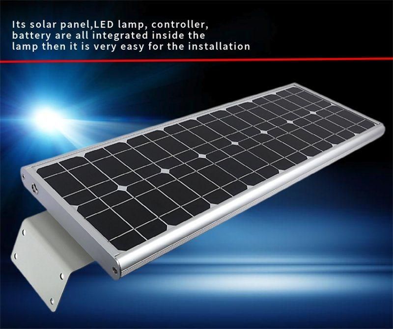 Modern Aluminium LED Light 20W Mono Solar Panel All in One LED Solar Street Light