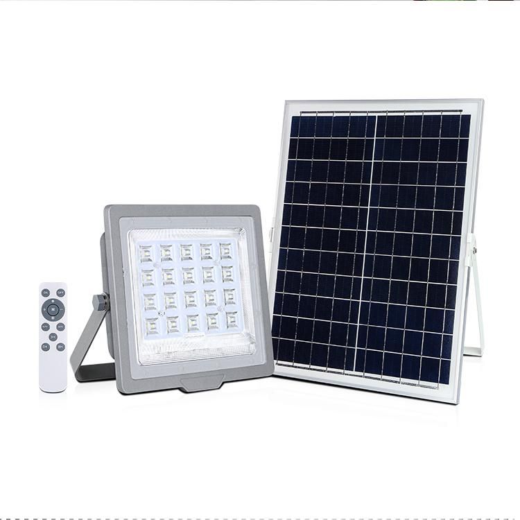 All in One Warm White RGB Warehouse Solar Floodlight 100W 200W 300W Solar LED Flood Lights Outdoor with Sensor