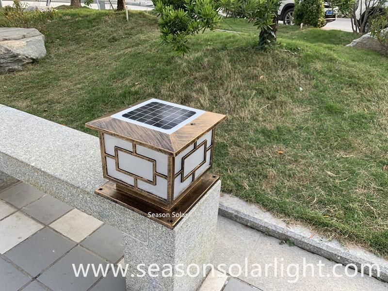 Bright Decking Light CE Solar Post Lighting Outdoor Garden Lighting with Warm White LED Light