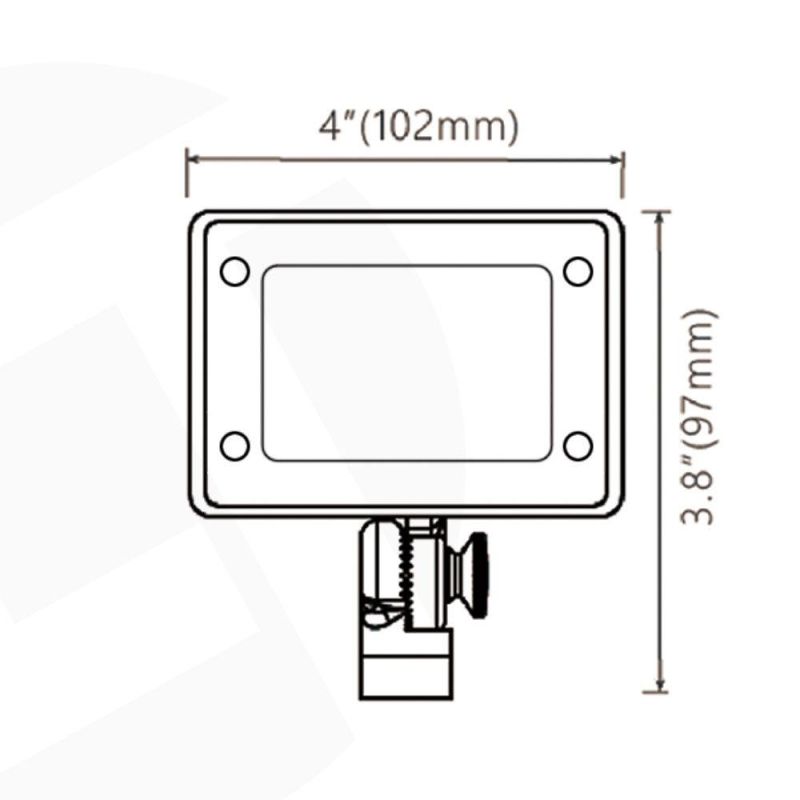 Heavy Duty Die-Cast Brass Adjustable Wattage & Beam Spread 12V Integrated Spotlight Bluetooth WiFi Zigbee Ver Available