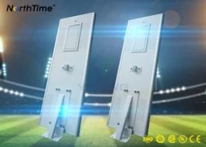 80W Smart Solar Street Lamp Can Last 7 Rainy Days