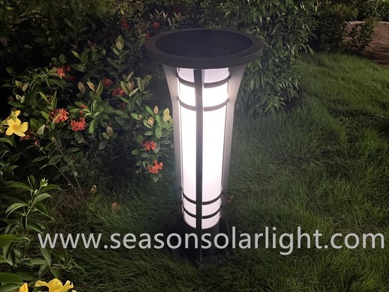 All in One LED Lighting CE Stand Solar Luminaire 5W Solar Column Light Outdoor LED Lawn Garden Light
