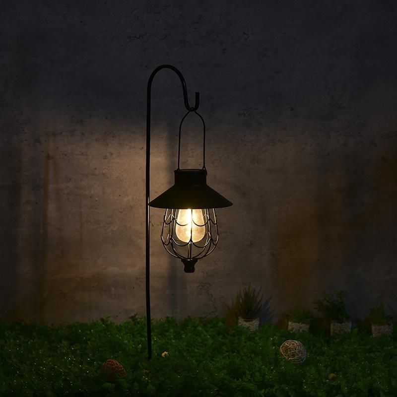 Outdoor Solar Tungsten Light Hanging Light Garden Courtyard Camping Light