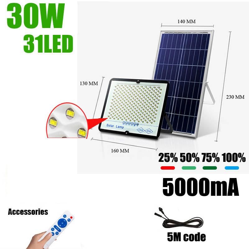 30W/45W/75W/100W Solar LED Light for Garden Outdoor Lamp