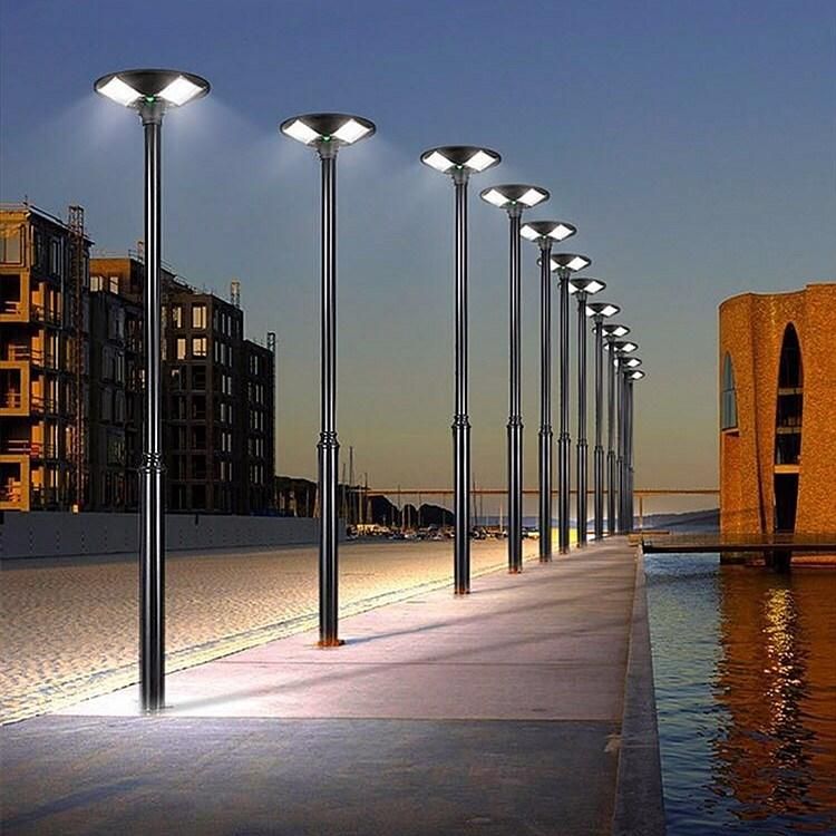 LED Integrated Solar Street Light Outdoor IP65 Solar Street Light for Long Time Lighting UFO All in One Solar Street Light