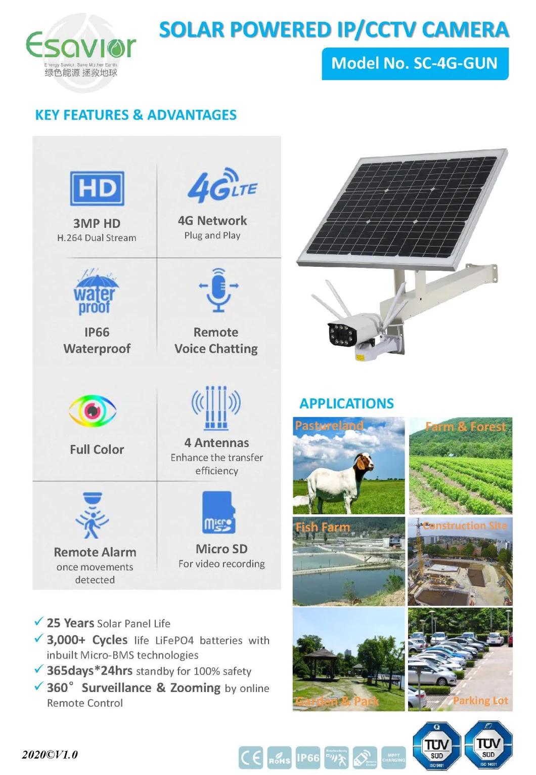 Solar Powered IP/CCTV Camera/Solar LED/ Solar Street/LED Solar Street/Integrated Solar Street/All in One Solar Street Lamp/Light