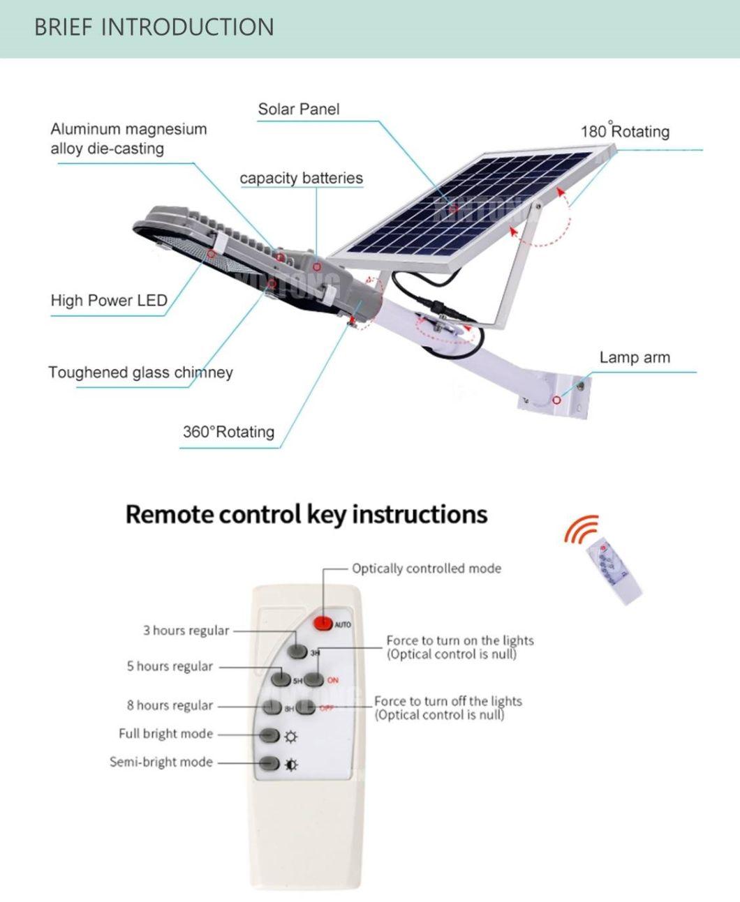 Maintenance Free Solar LED Wall Lamp with WiFi Controller