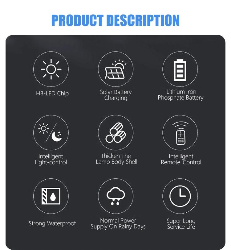 Engineering LED Street Solarlight Lamp