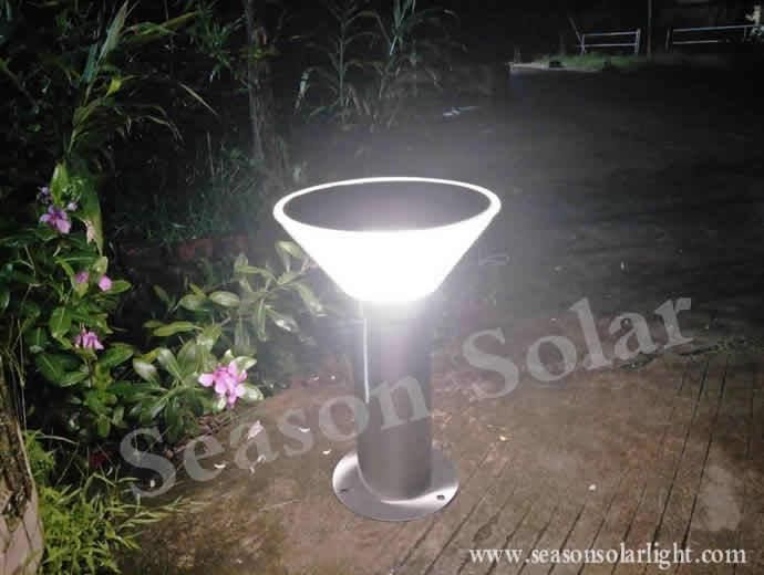 Warm+White LED Outdoor Garden Lighting Low Voltage Landscape Lighting with Solar panel